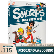 英文原版 The Smurfs \x26 Friends 藍精靈和朋友們 精裝合輯 大開本192頁 漫畫繪本圖畫書 全彩冒險故事書 比利時漫畫大師 貝約 綠山墻 全彩冒險故事書 比利時漫畫大師 貝約