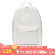 耐克NIKE男女雙肩包 書(shū)包  HERITAGE  休閑包DC4244-104白 均碼