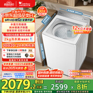 小天鵝（LittleSwan）波輪洗衣機全自動 12公斤大容量 小烏梅輕奢版【TB12VE20DW】水魔方防纏繞 家電國家補貼20%