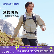 迪卡儂（DECATHLON）戶外防曬衣防紫外線風衣外套男涼感透氣防曬防潑水 upf500+ H900 蒼穹綠-2025年新 2XL