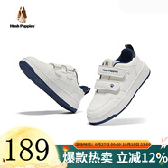 暇步士（Hush Puppies）童鞋兒童小白鞋男童運(yùn)動(dòng)鞋春秋新款校園低幫板鞋中大童戶(hù)外休閑鞋 HP5604012藍(lán)色款 39