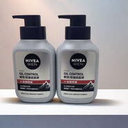 妮維雅（NIVEA）男士洗面奶潔面乳 多重控油抗痘精華潔面液150g*2支