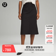 lululemon丨City Sleek 女士高腰半身裙 LW8ALKS 黑色 30