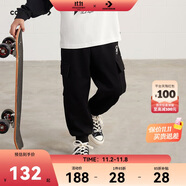 匡威Converse童裝男童針織長褲2025新款防風(fēng)侵入兒童休閑褲