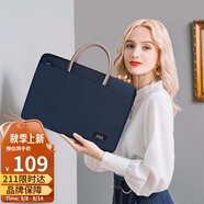高爾夫（GOLF）電腦包女14英寸手提蘋果筆記本華為單肩斜挎包商務(wù)公文包女通勤
