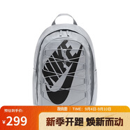 耐克（NIKE）男女雙肩包背包 大容量旅行包電腦書(shū)包休閑包DV1296-012 灰色