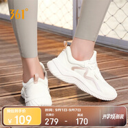 361°運(yùn)動(dòng)鞋女秋季網(wǎng)布透氣健身輕便休閑厚底慢跑步鞋子女682232210-6