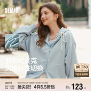 森馬迪士尼米奇家族合作外套女連帽寬松2025春季繡花夾克109125108001