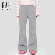 蓋璞女童2025秋季新款燈芯絨修身微喇長(cháng)褲兒童裝休閑針織褲805485 淺灰 150 cm(12-13歲)亞洲尺碼