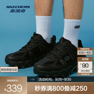 斯凱奇（Skechers）云野丨徒步鞋男女戶外防護(hù)抓地耐磨運(yùn)動(dòng)跑步鞋運(yùn)動(dòng)鞋 【男款】全黑色/BBK 41
