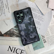 三星（SAMSUNG）【品質(zhì)原裝】U系列適用于三星S25/S24/S23+/Ultra磁吸手機殼防摔 迷彩黑-帶磁吸 三星Galaxy_S25