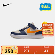NIKE 耐克男女童休閑板鞋COURT BOROUGH魔術(shù)貼易穿脫兒童運動(dòng)童鞋低幫 DV5457-126 32 【建議腳長(cháng)20cm】