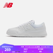 NEW BALANCE NB官方男鞋女鞋CT20系列百搭休閑小白鞋板鞋運(yùn)動(dòng)鞋 白色 CT20LM1 39.5(腳長(zhǎng)24.5cm)
