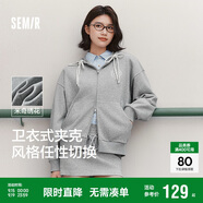 森馬迪士尼米奇家族合作外套女連帽寬松2025春季繡花夾克109125108001