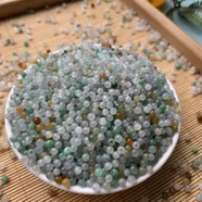 胖東來(lái)品質(zhì)翡翠散珠九九冰三彩小米珠 DIY手鏈項鏈 付款鏈接 私拍 直播間截圖