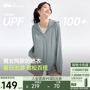 蕉下（beneunder）京東專(zhuān)供防曬衣女防曬服寬松外套男女同款AL672戶(hù)外烏云灰S