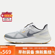 耐克NIKE男跑步鞋AIR ZOOM STRUCTURE 25運動(dòng)鞋DJ7883-110灰44