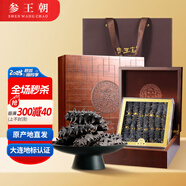 參王朝 大連底播淡干海參干貨遼刺參海鮮水產(chǎn)中秋禮品盒 7A 經(jīng)典禮盒尊品9年 250g*1盒 20-30頭