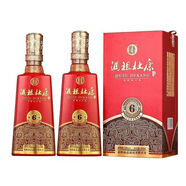 杜康洛陽(yáng)酒祖杜康系列 【喜酒】濃香型 純糧釀造 白酒禮盒裝 50度 500mL 2瓶 杜康酒祖杜康6窖區