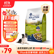 耐吉斯凍干生骨肉狗糧酶解鮮肉成犬幼犬無谷低敏全價犬糧雞肉味1.5kg