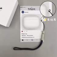甜苗苗適用airpodspro3/2保護(hù)套airpods3藍(lán)牙耳機(jī)殼airpod4第二代pro三代透明ipod軟殼硅膠ipods包防摔殼 磨砂保護(hù)套--掛繩 Airpods4保護(hù)套