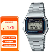 卡西歐（CASIO）男表小金表小方塊情侶運(yùn)動(dòng)學(xué)生男女電子表 送禮物A158WA-1D