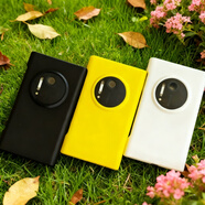 適用諾基亞Lumia1020(Lumia909)半包手機保護套 3D打印保護殼硬殼 黃色