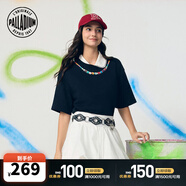 PALLADIUM帕拉丁夏日時(shí)尚男子女子短袖T恤1011902 鉛黑色 2XL