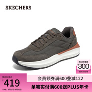 斯凱奇（Skechers）阿甘鞋戶外運(yùn)動(dòng)休閑鞋舒適厚底緩震男鞋210613 橄欖綠/OLV 44