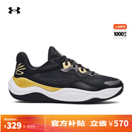 安德瑪（UNDERARMOUR）庫(kù)里Curry Splash 24 AP男女情侶運(yùn)動(dòng)籃球鞋3027262 黑色001 42