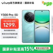 vivo Y300 Pro 國家補貼 6500mAh藍海電池 80W遠航閃充 7.69mm超薄機身 索尼5000萬(wàn)超清主攝 拍照手機 金鑲玉 8GB+256GB