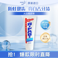 花王大白牙膏清新口氣含氟護(hù)齦去黃去漬165g*1支