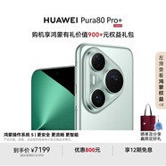 HUAWEI Pura 80 Pro+  16GB+512GB 釉青一英寸高動(dòng)態(tài)主攝  個(gè)性色卡AI輔助構圖 華為鴻蒙智能手機