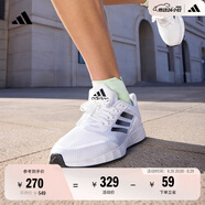 adidas DURAMO SL舒適網(wǎng)面體測跑鞋男女春季新款阿迪達(dá)斯官方 白色/黑色/灰色   39