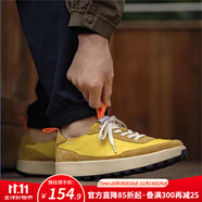 馬登恒星鞋復(fù)古運(yùn)動(dòng)板鞋男士夏秋網(wǎng)面透氣華夫鞋新款休閑慢跑阿甘鞋子 琥珀黃 【戶外登山/平底跑步鞋】 馬登工裝 40 (255mm)