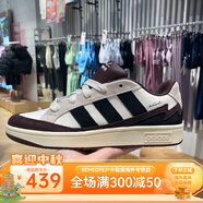 阿迪達(dá)斯（adidas）男女鞋2024春新款網(wǎng)球風(fēng)復(fù)古運(yùn)動(dòng)休閑透氣低幫板鞋IH0960 IH0960 白色/黑色/棕色 42