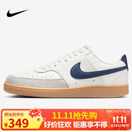 耐克NIKE板鞋男復古COURT VISION運動鞋HF1068-133帆白/深藏青40.5