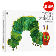 好餓的毛毛蟲 The Very Hungry Caterpillar 英文原版繪本 紙板書 廖彩杏書單 兒童早教啟蒙英語讀物紙板洞洞書 艾瑞卡爾爺爺