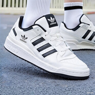 阿迪達(dá)斯 （adidas）三葉草男鞋 2025秋季新款低幫潮流運(yùn)動(dòng)鞋防滑休閑板鞋子男 FORUM LOW/時(shí)尚小白鞋/主推 41
