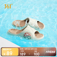 361°運(yùn)動(dòng)拖鞋男AG夏季籃球厚底沙灘休閑外穿涼拖鞋子男672426728-2