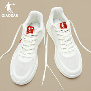 喬丹板鞋男鞋秋季2025新款面運動(dòng)休閑小白鞋 象牙色/鐵紅色 網(wǎng)面 40  新品現貨速發(fā)