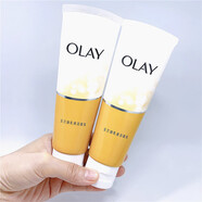 OLAY玉蘭油乳液透亮潔面乳100g深層清潔溫和 嫩白控油泡沫洗面奶 100ml 2只