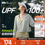 蕉下（beneunder）防曬衣女夏季25新款防紫外線防曬服升級(jí)披肩百搭A(yù)L118女士送禮 新款-遠(yuǎn)山灰 XL