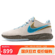 耐克（NIKE）男子 LeBron 20秋款減震耐磨籃球鞋 DV9089-801 灰藍 39