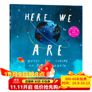 我們在這里 英文原版繪本 Here We Are 一位父親的地球生活筆記 Oliver Jeffers 著作 寶寶幼兒童生活體驗 親子早教啟蒙英語讀物本