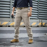 5.11尖端軟殼長(cháng)褲男 511戶(hù)外防風(fēng)保暖植絨戰術(shù)軟殼褲防潑水休閑褲 卡其色 34/30