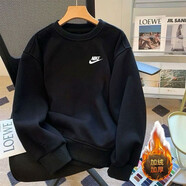 NBA CARES-NIke潮牌美式春季時(shí)尚純棉經(jīng)典圓領(lǐng)衛衣男女情侶休閑運動(dòng)套頭上 耐克-黑色NK07圓領(lǐng)(加絨款 高質(zhì)量) 2XL 耐克-2XL (建議130-150斤)