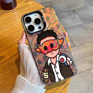 固返元祖高達阿祖收手吧適用蘋(píng)果17/16手機殼iphone15創(chuàng  )意14promax吳彥祖面具12新款11男17AIR搞怪 【阿祖收手吧】黑框彩銀 VIVOX200S5G