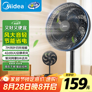 美的（Midea）【超遠送風(fēng)】家用電風(fēng)扇落地扇 七葉辦公室臥室輕音電扇立式大風(fēng)量節能易拆洗節能宿舍電扇SAE35CB