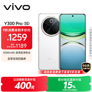 vivo Y300 Pro 8GB+256GB 羊脂白 國家補貼 6500mAh超薄藍海電池 全等深微四曲屏 AI 拍照 手機